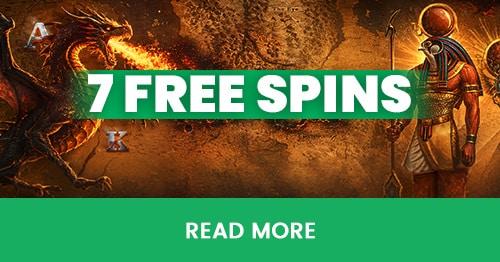 7 Free Spins on the 7th of the Month
