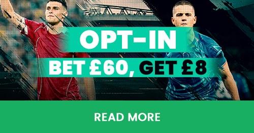Bet £60 & Get £8. Matchweek 37 Clashes Bonus