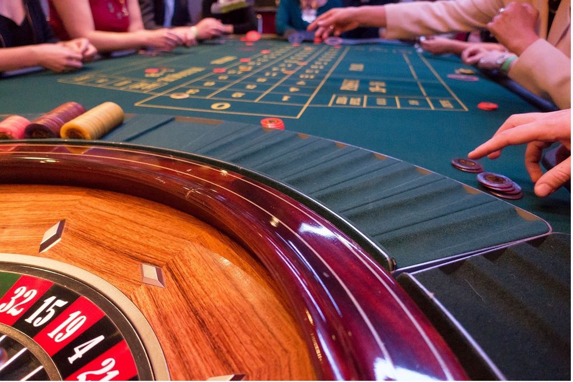 people playing roulette