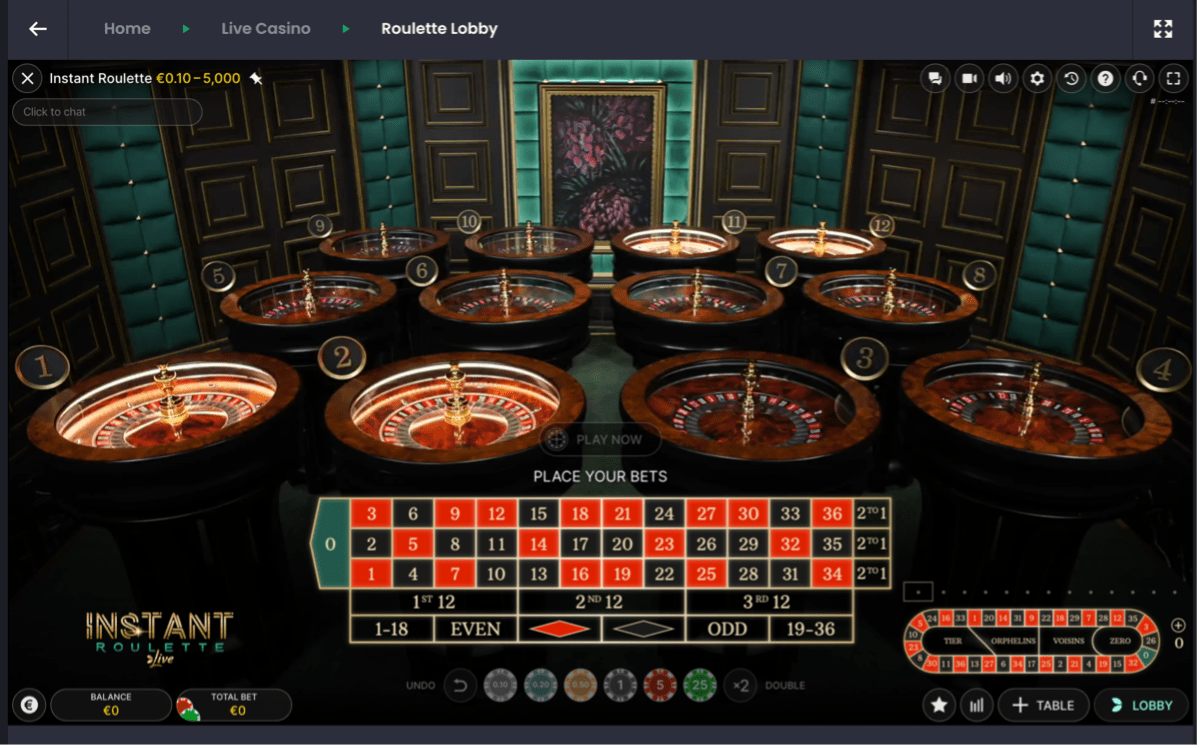 online roulette room