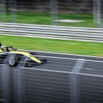 Formula 1 car on a race track