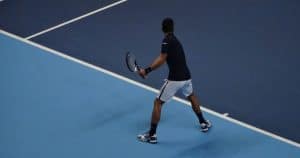 Novak Djokovic playing tennis