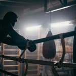 Man in a boxing ring