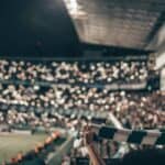 Football stadium filled with people