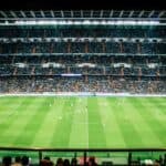 Football stadium filled with people